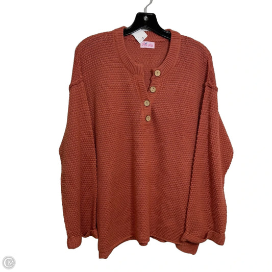 Sweater By Pink Lily In Copper, Size: M