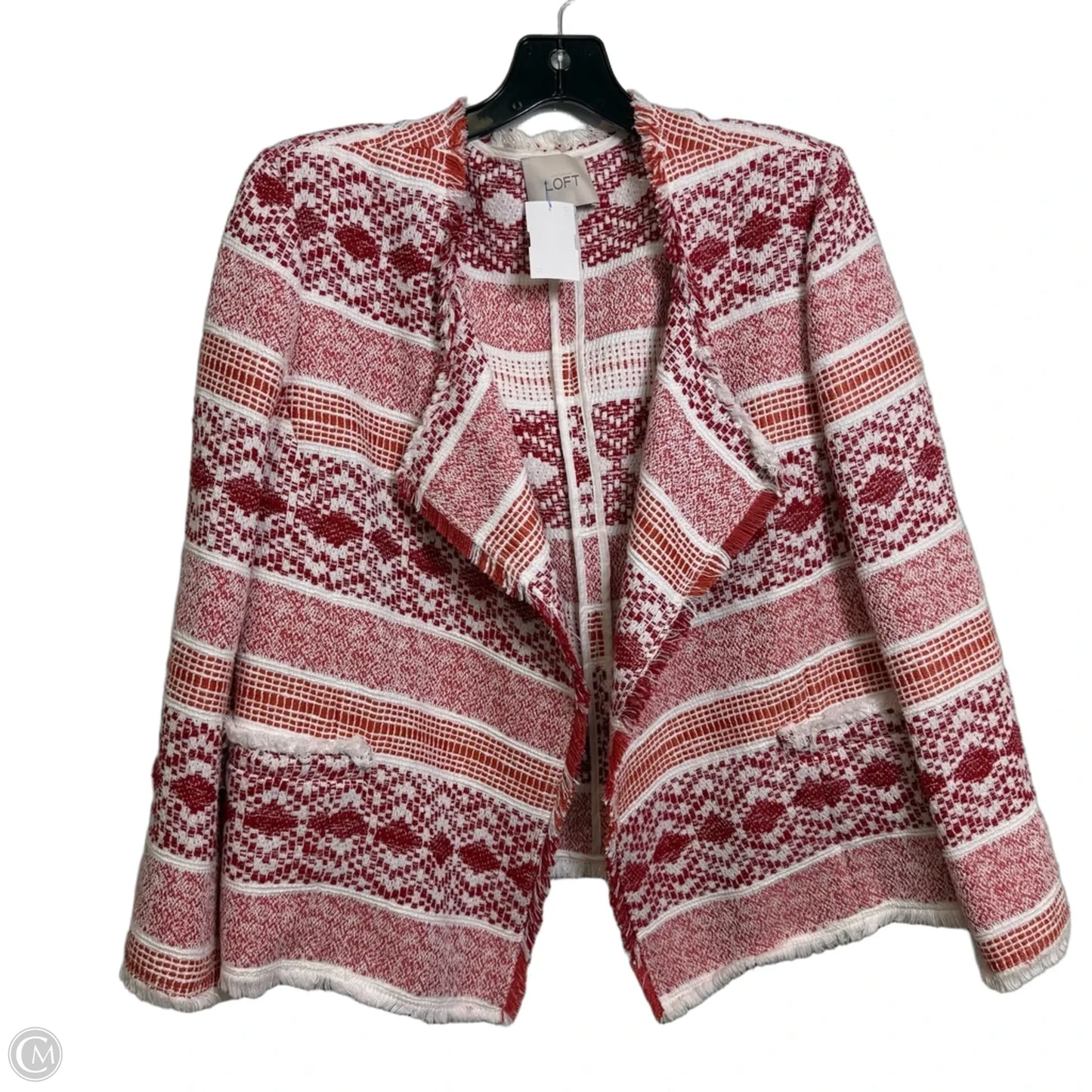 Blazer By Loft In Red, Size: 14
