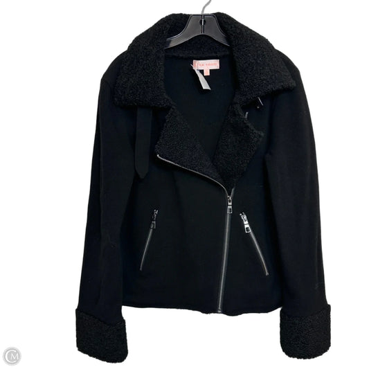 Jacket Faux Fur & Sherpa By LISA TODD In Black, Size: S