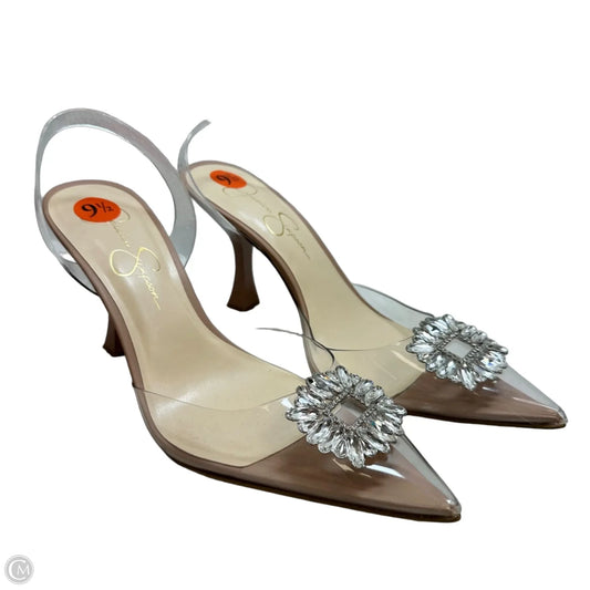 Shoes Heels Stiletto By Jessica Simpson In Clear, Size: 9.5