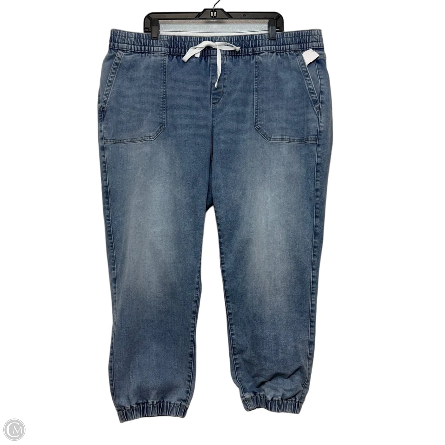 Joggers Jeans By Lane Bryant In Blue Denim, Size: 20