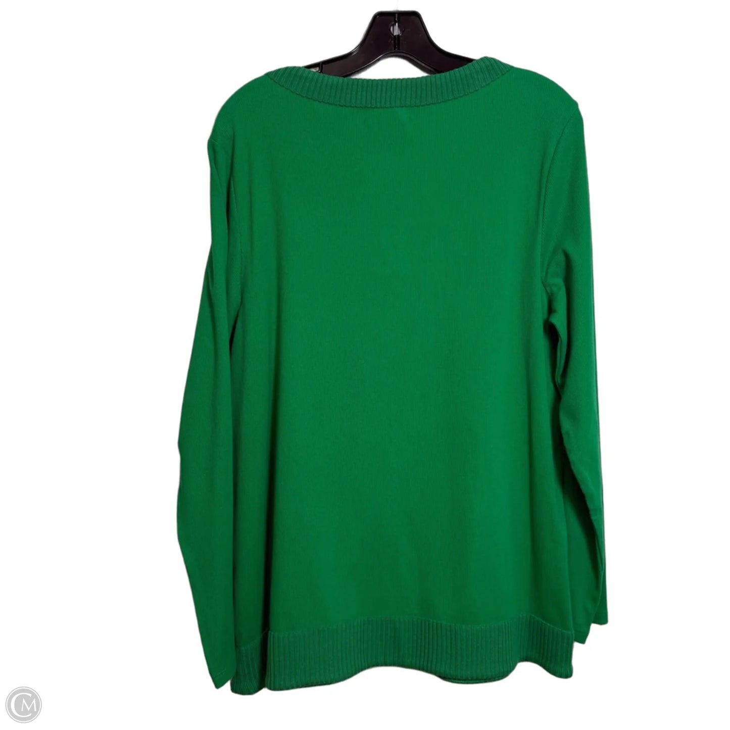 Sweater By Rafaella In Green, Size: L