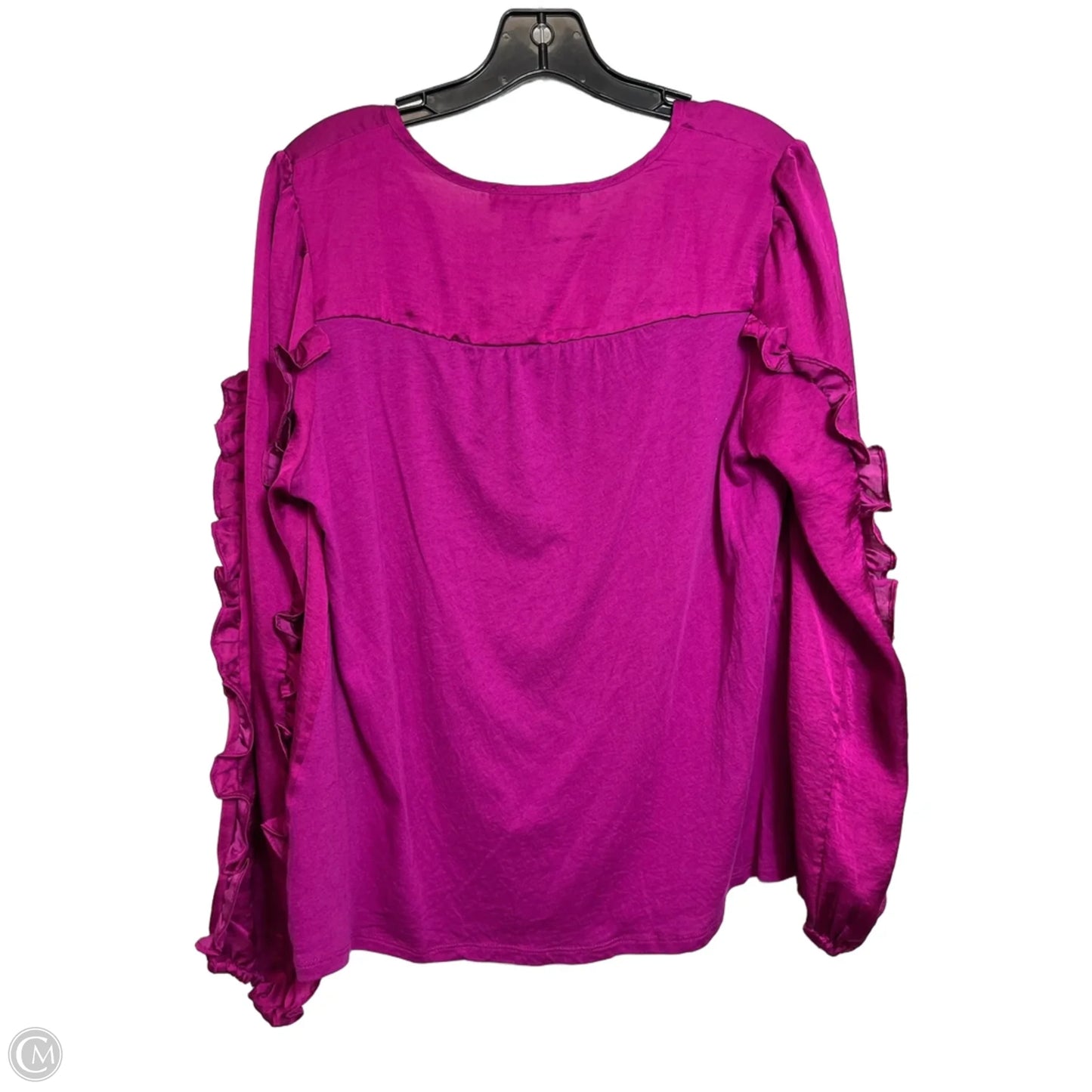 Top Long Sleeve By Loft In Pink, Size: S