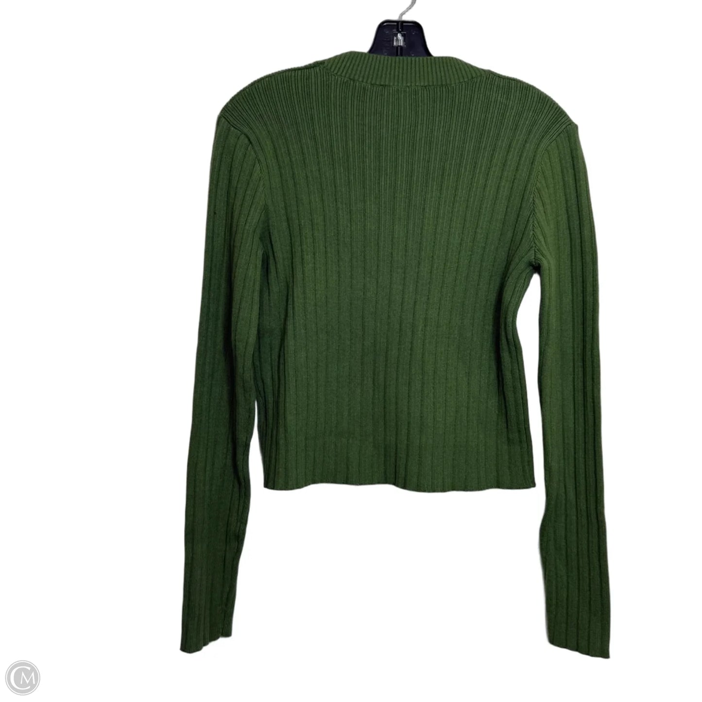 Sweater By Clothes Mentor In Green, Size: L