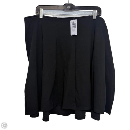 Skirt Mini & Short By Torrid In Black, Size: 20
