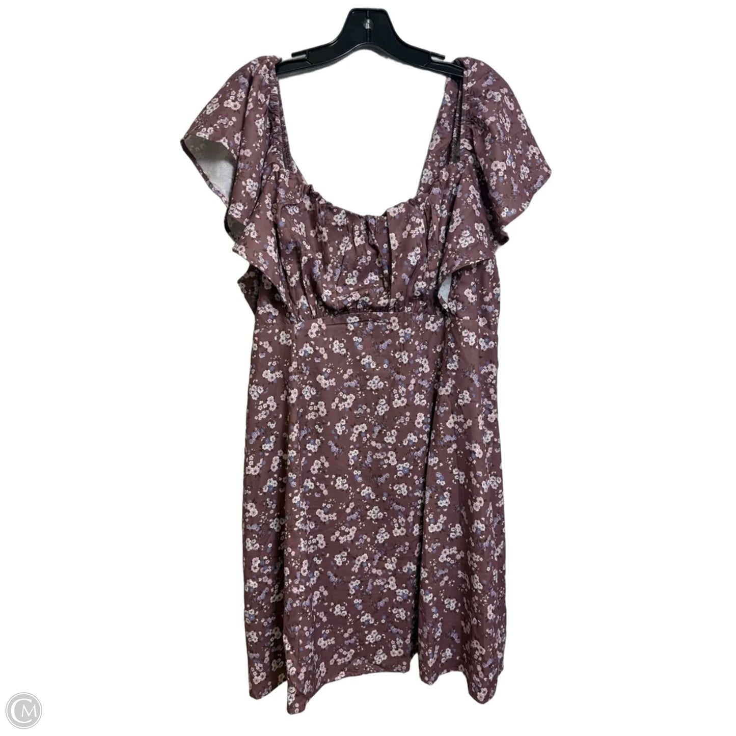 Dress Casual Short By Arula In Floral Print, Size: 2x