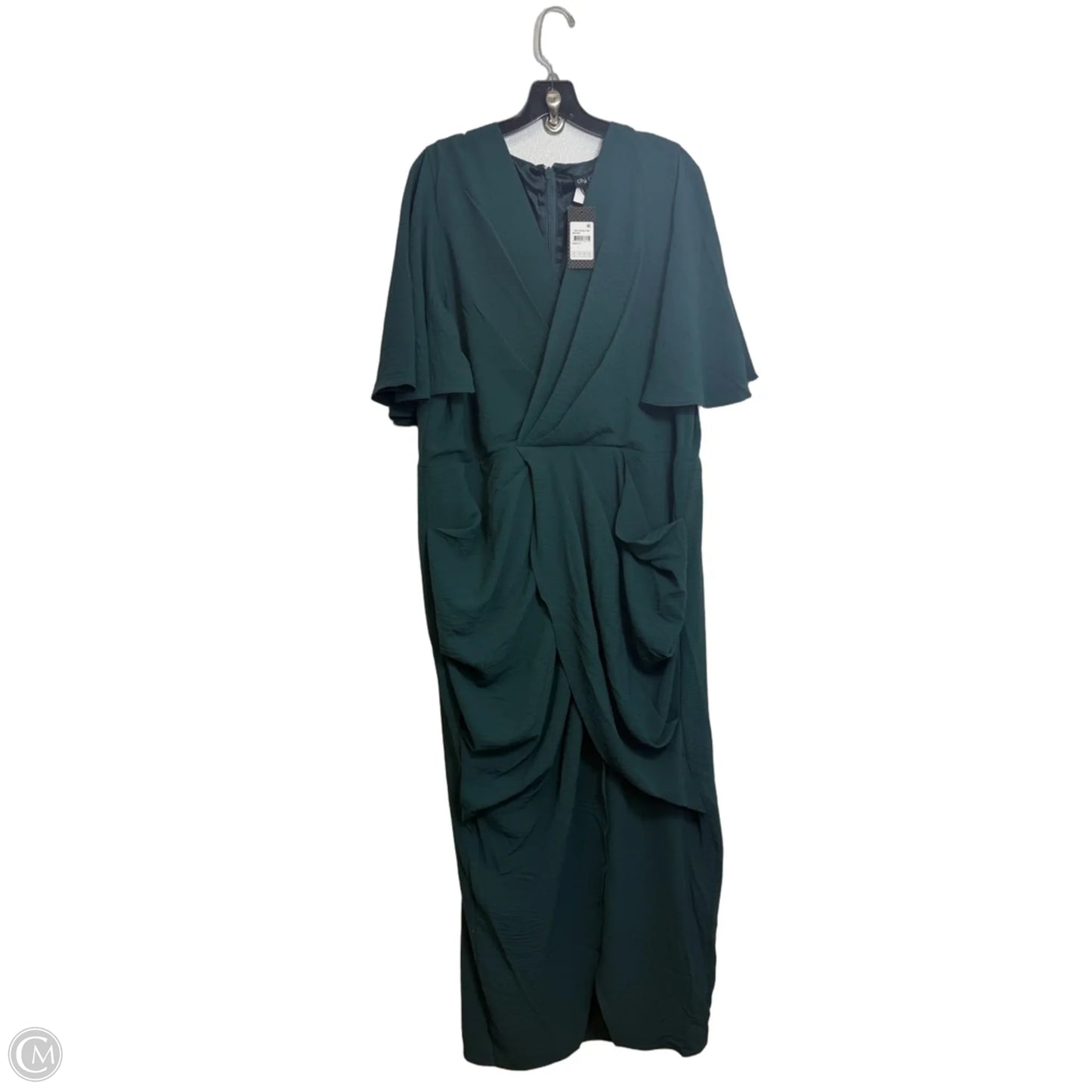 Dress Party Long By City Chic In Green, Size: Xl