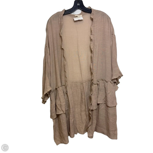 Kimono By Easel In Brown, Size: L