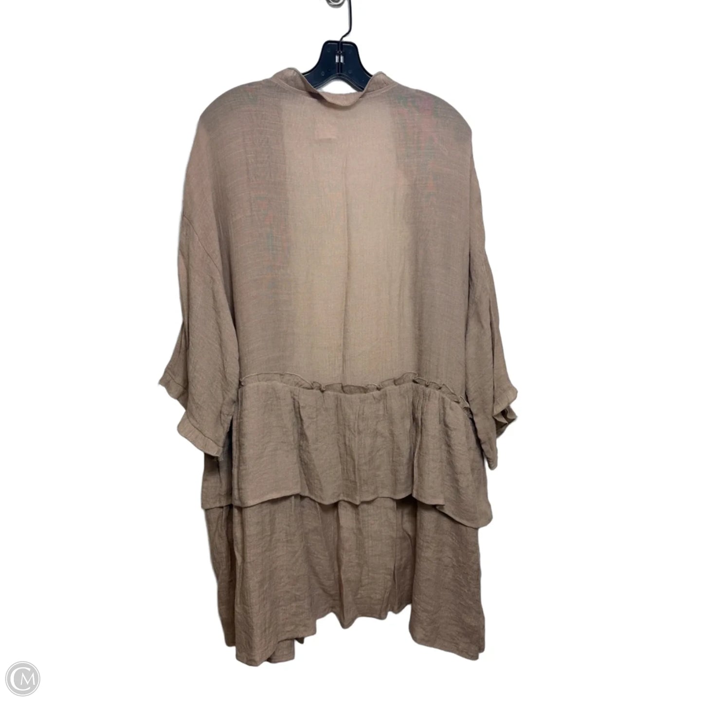 Kimono By Easel In Brown, Size: L