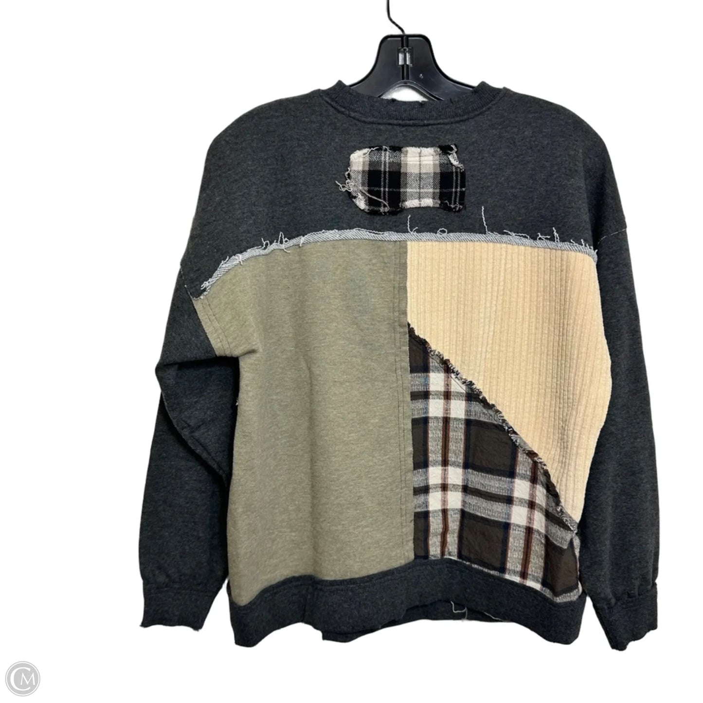 Top Long Sleeve By Bke In Plaid Pattern, Size: Xs