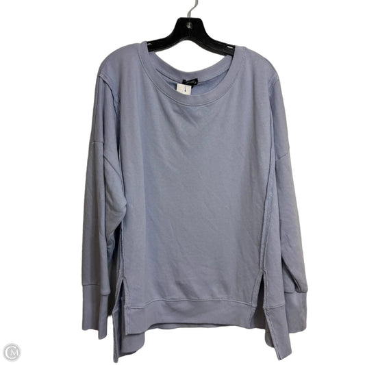 Top Long Sleeve By Originality In Blue, Size: Xl