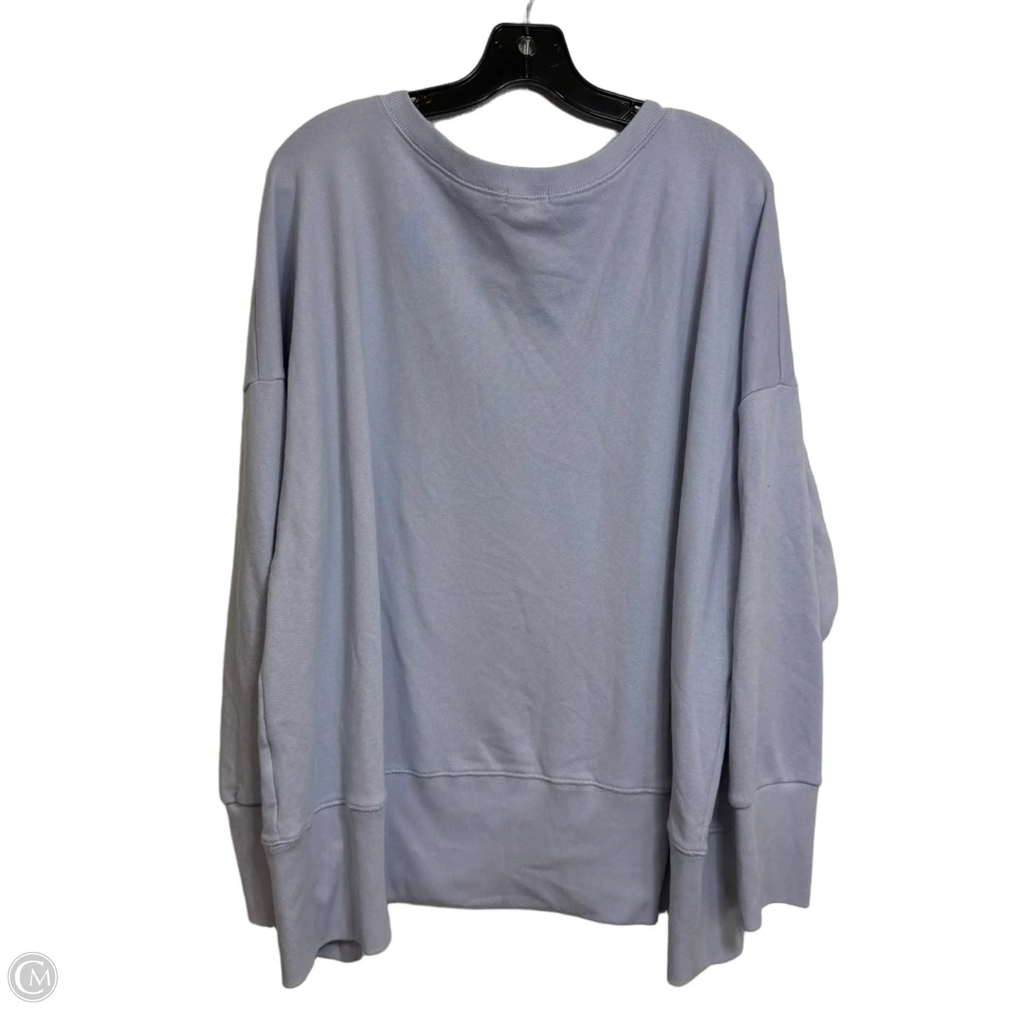 Top Long Sleeve By Originality In Blue, Size: Xl