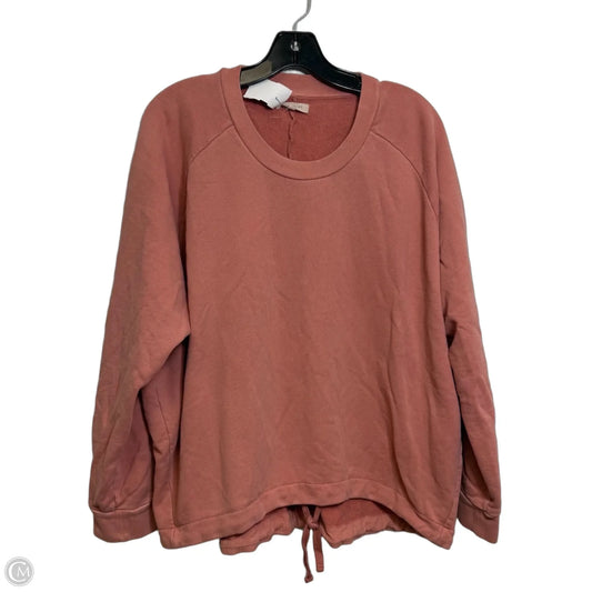 Sweatshirt Crewneck By Clothes Mentor In Mauve, Size: Xl