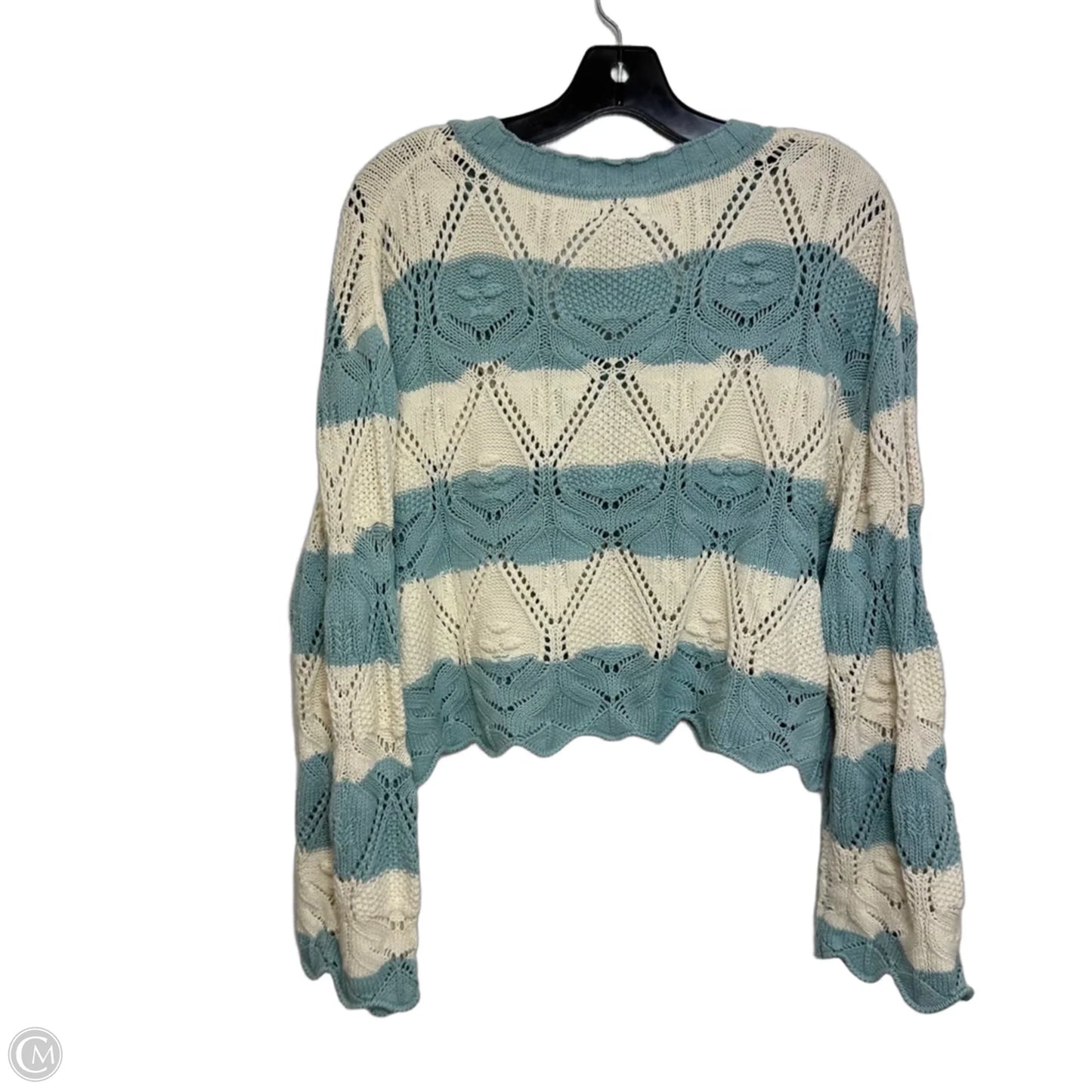 Sweater By Originality In Blue, Size: M