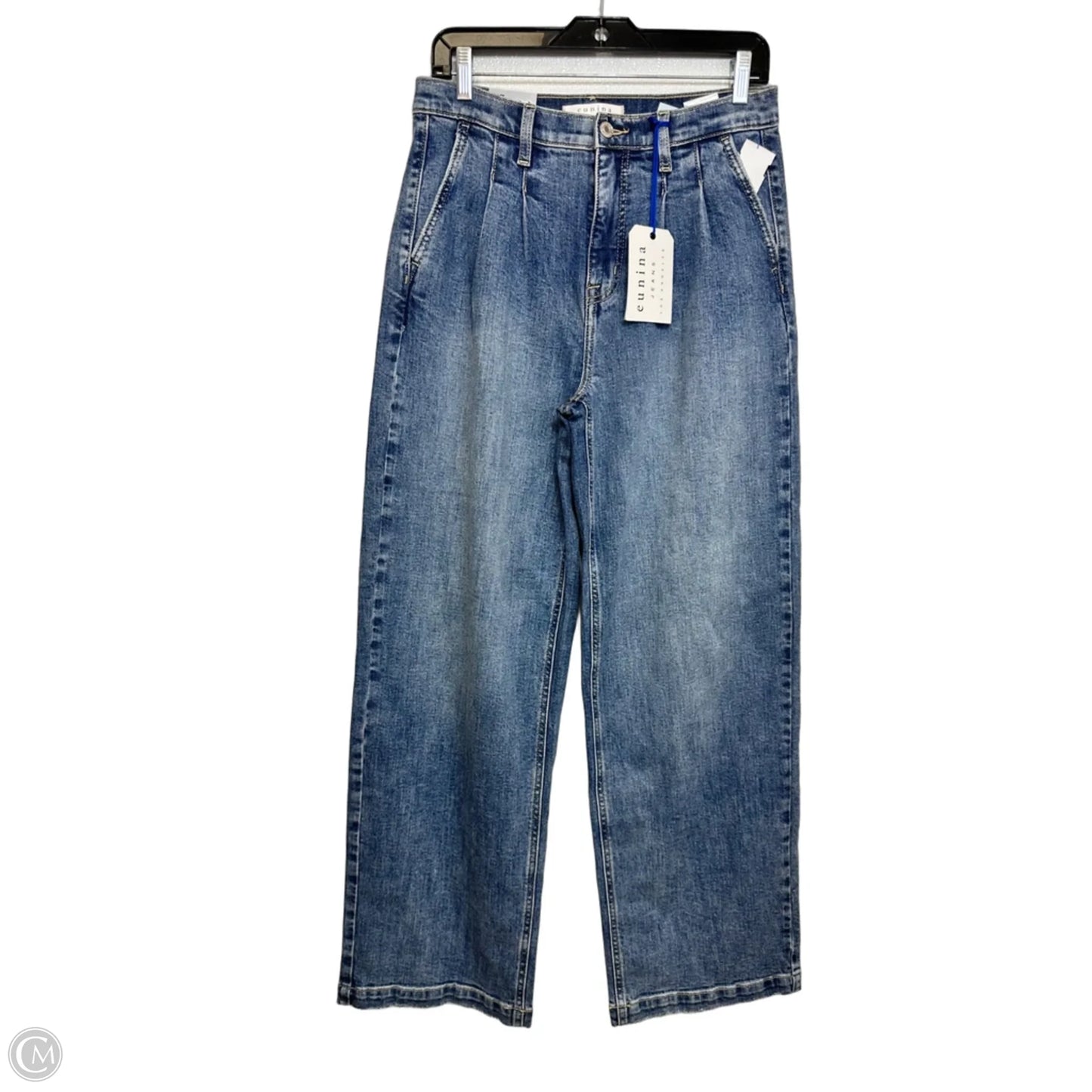 Jeans baggy Boyfriend By Eunina In Blue Denim, Size: 8
