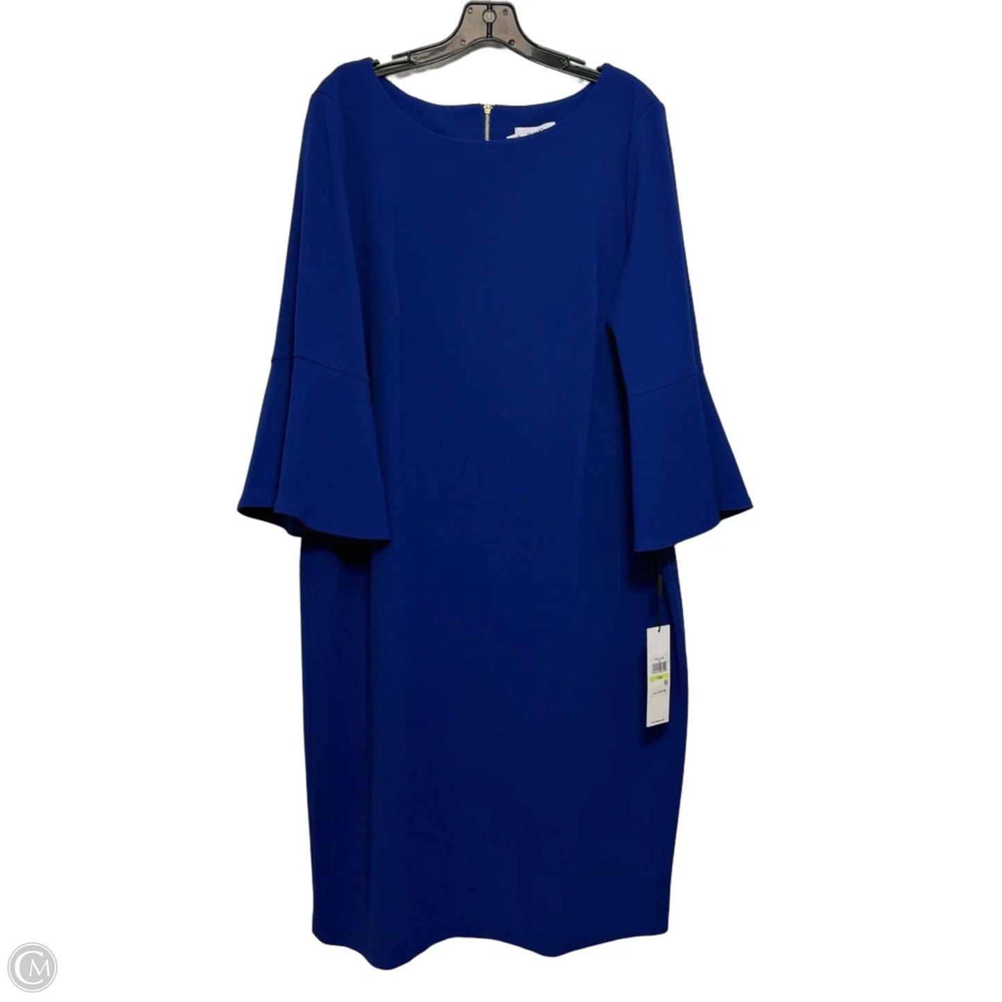 Dress Party Short By Calvin Klein In Blue, Size: 18