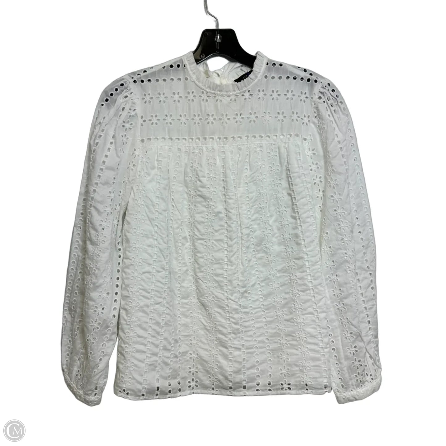 Top Long Sleeve By J. Crew In White, Size: S