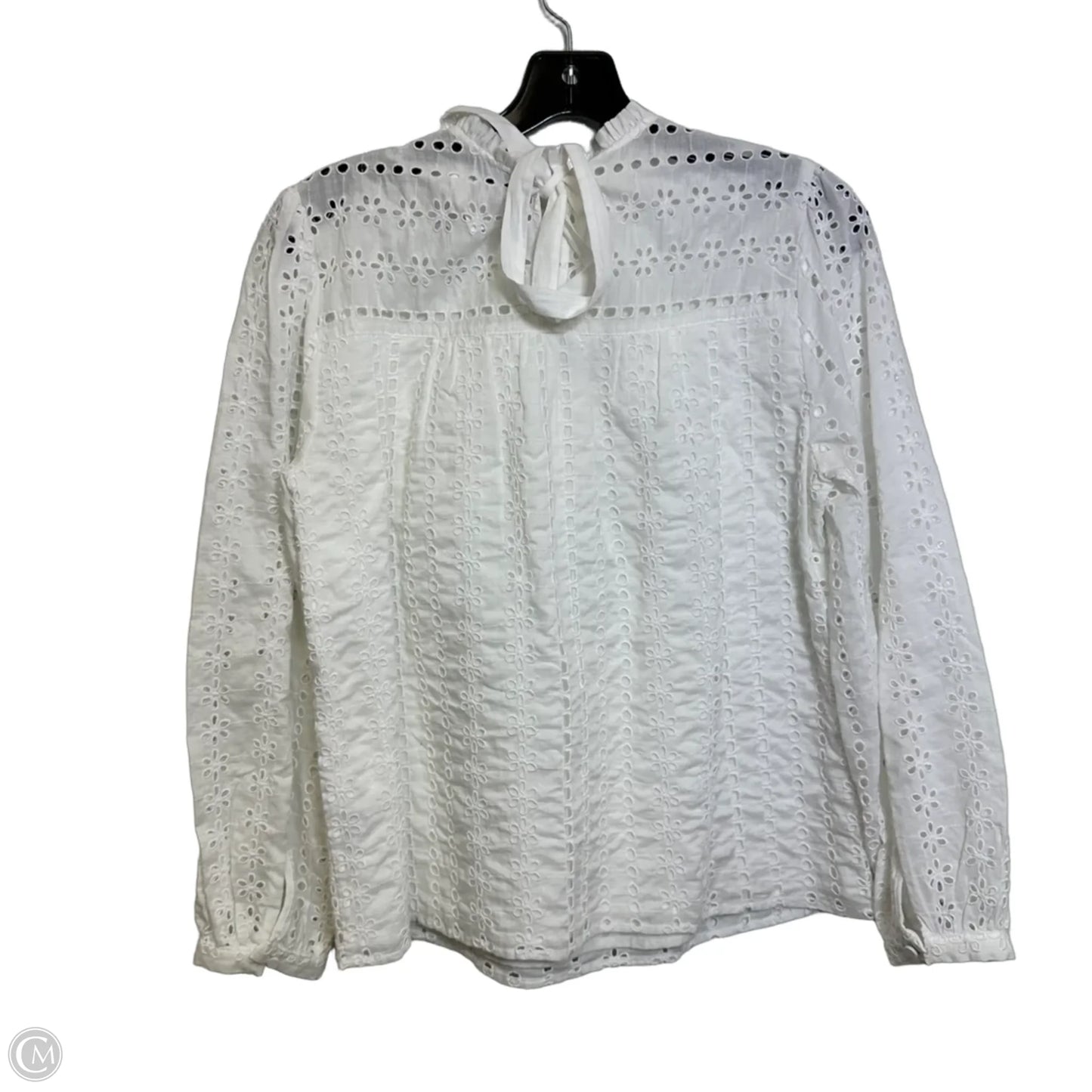 Top Long Sleeve By J. Crew In White, Size: S
