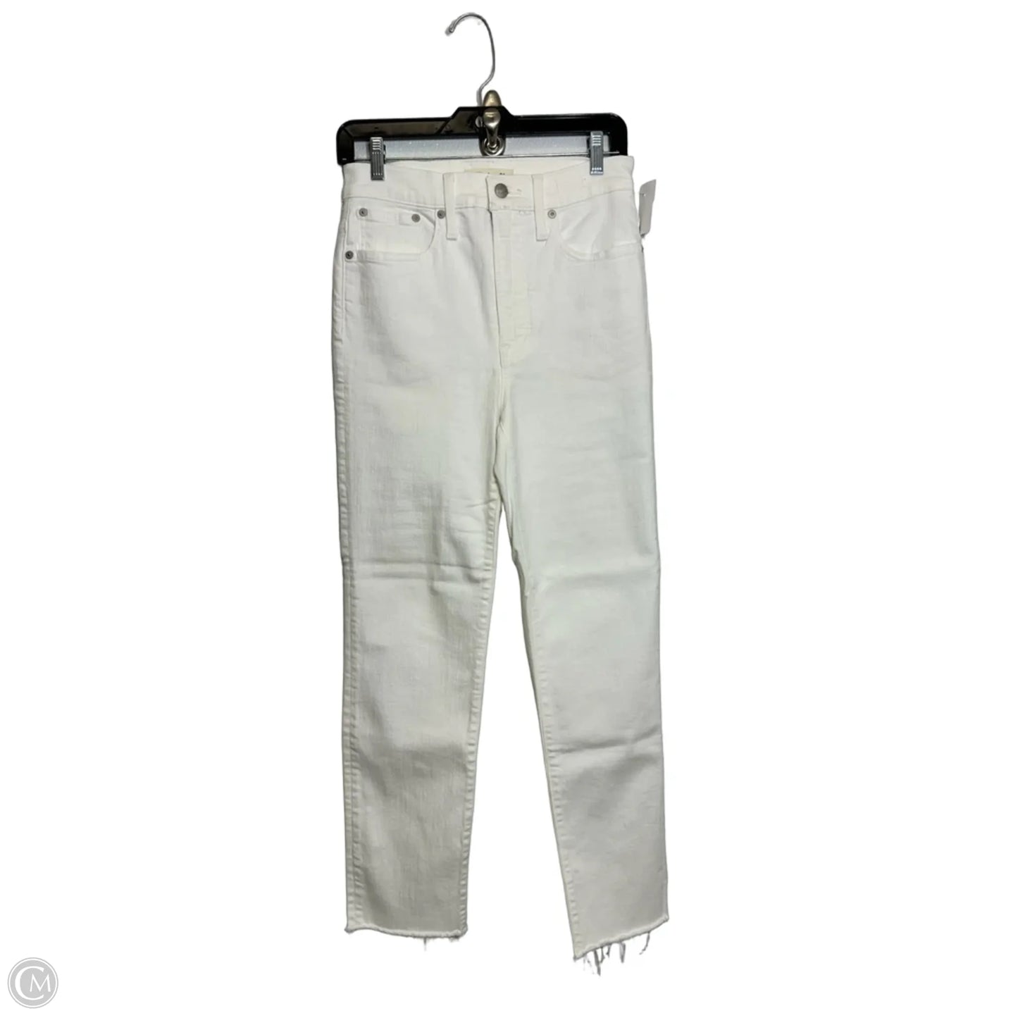 Jeans Straight By Madewell In White Denim, Size: 2
