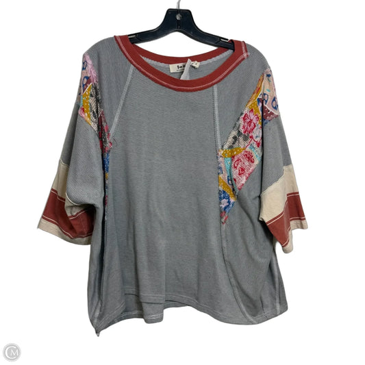 Top Short Sleeve By Three Bird Nest In Maroon, Size: S