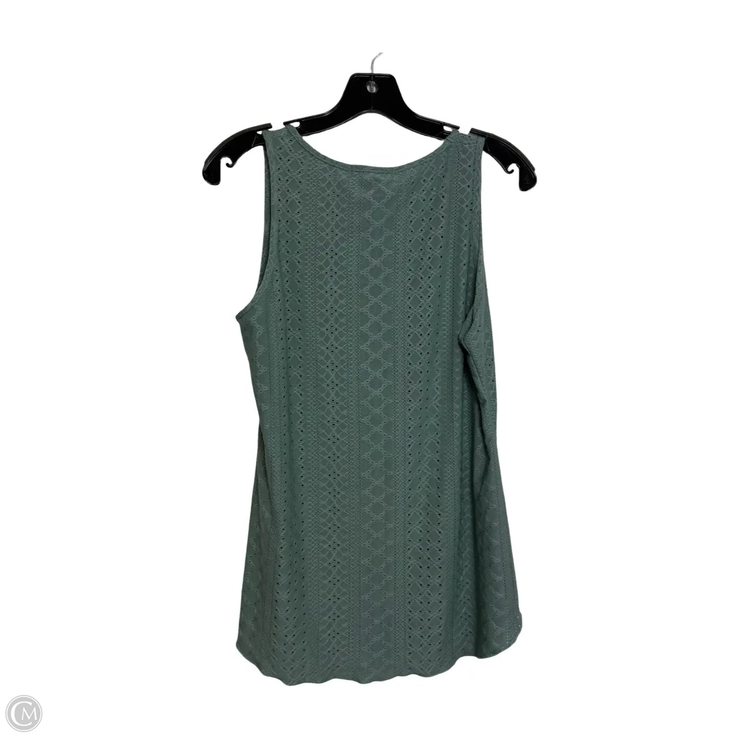 Top Sleeveless By Cmf In Green, Size: S