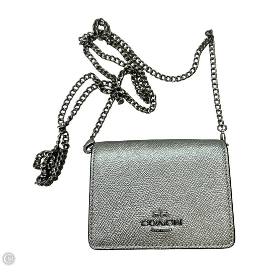 Wallet on a chain Designer By Coach, Size: Small