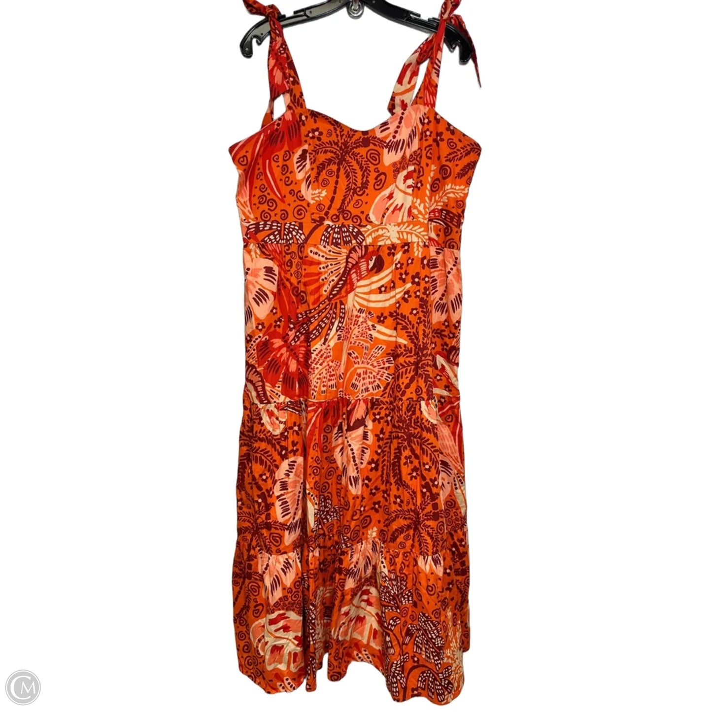 Dress Casual Maxi By Venus In Orange, Size: Xl