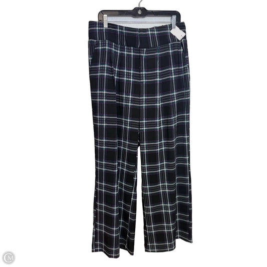 Pants Wide Leg By Torrid In Plaid Pattern, Size: 12