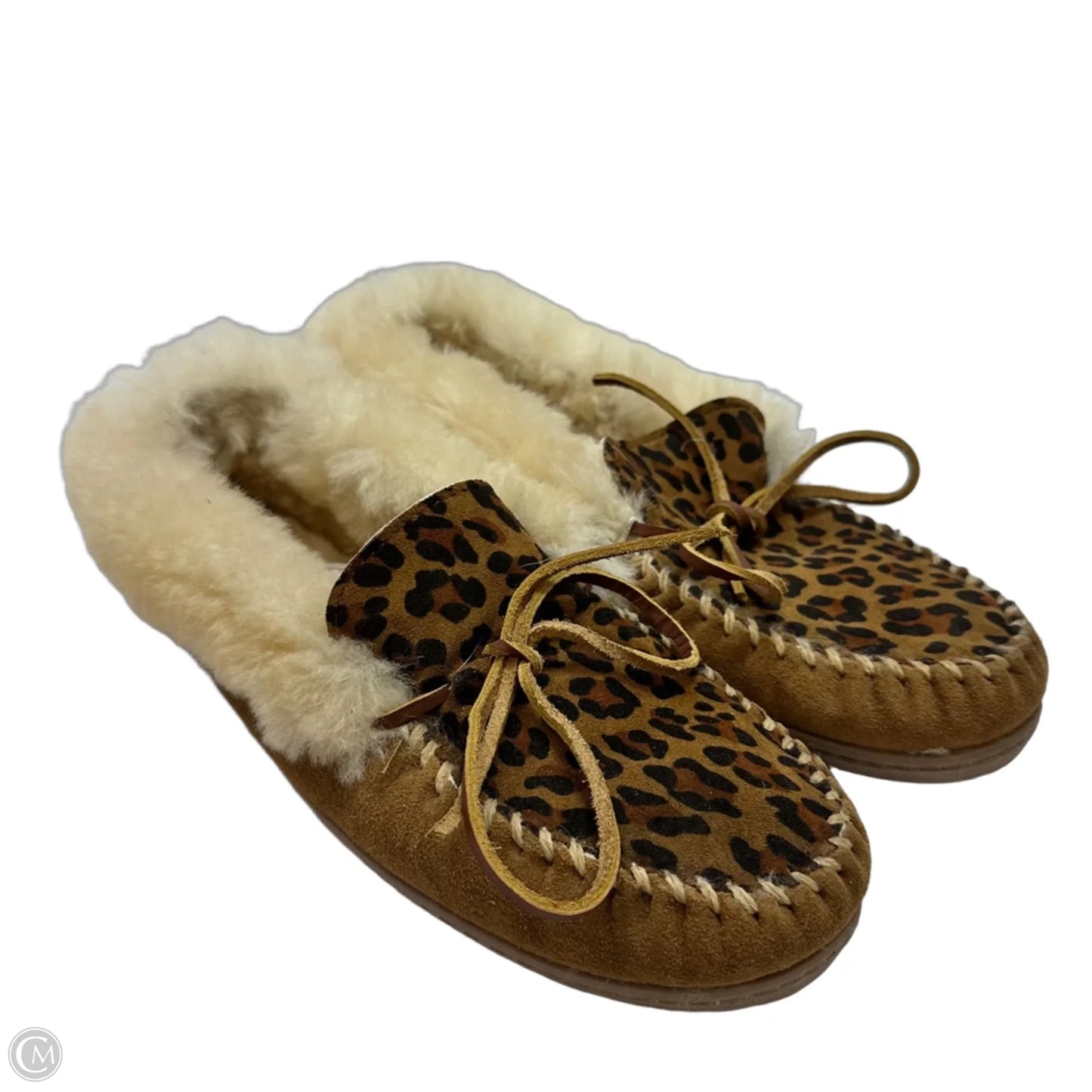 Slippers By Minnetonka In Animal Print, Size: 10