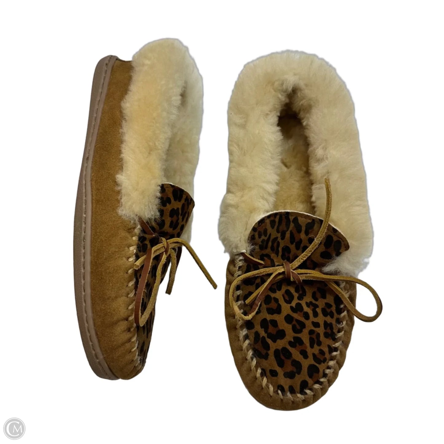 Slippers By Minnetonka In Animal Print, Size: 10