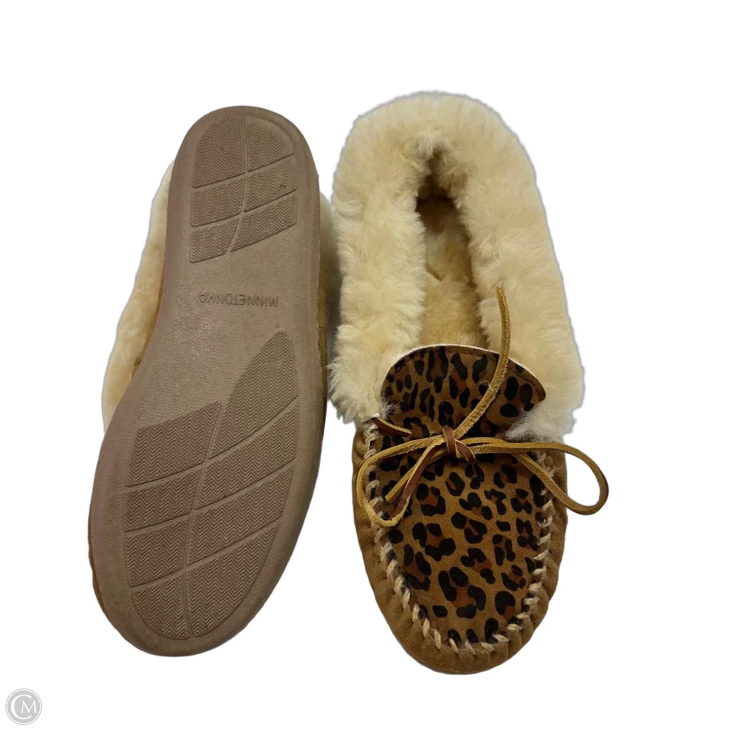Slippers By Minnetonka In Animal Print, Size: 10