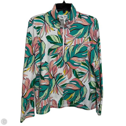 Top Long Sleeve By Talbots In Multi-colored, Size: L