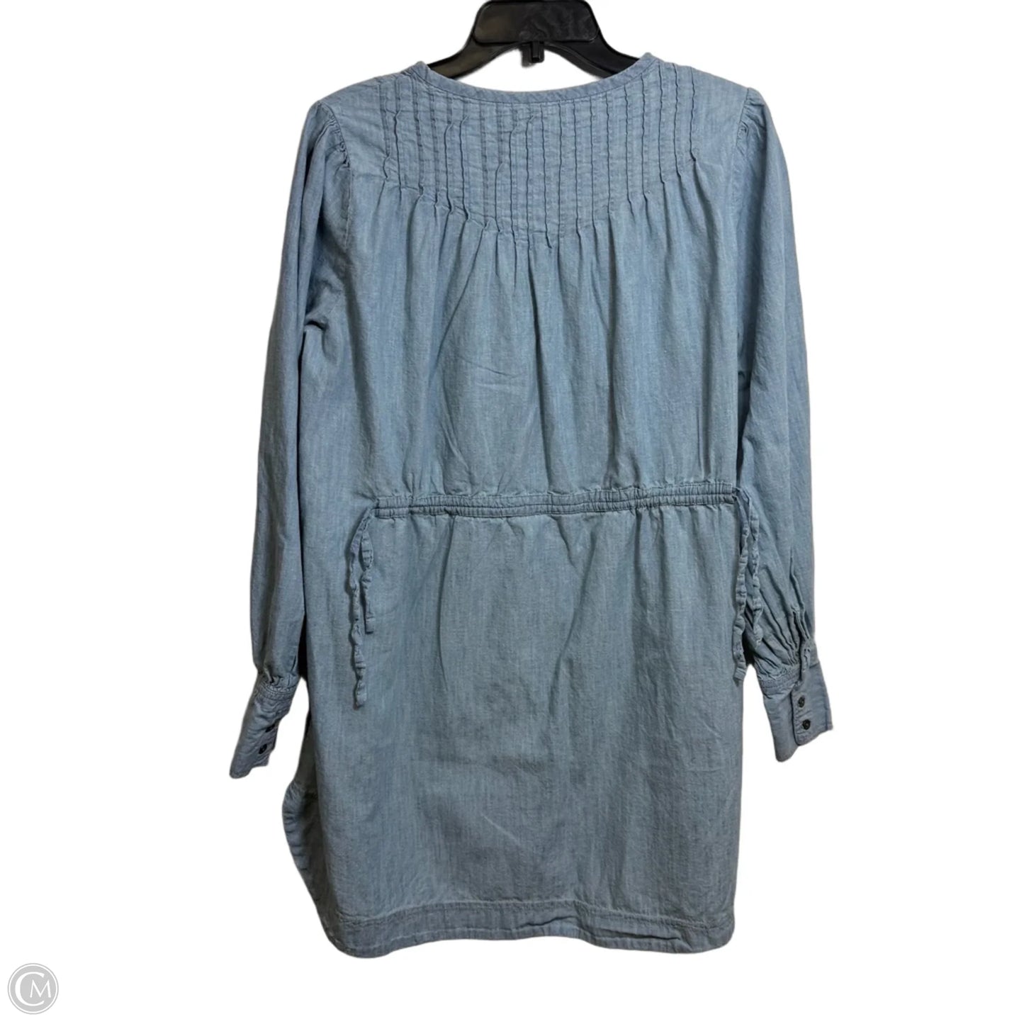 Dress Casual Short By Free People In Blue Denim, Size: S