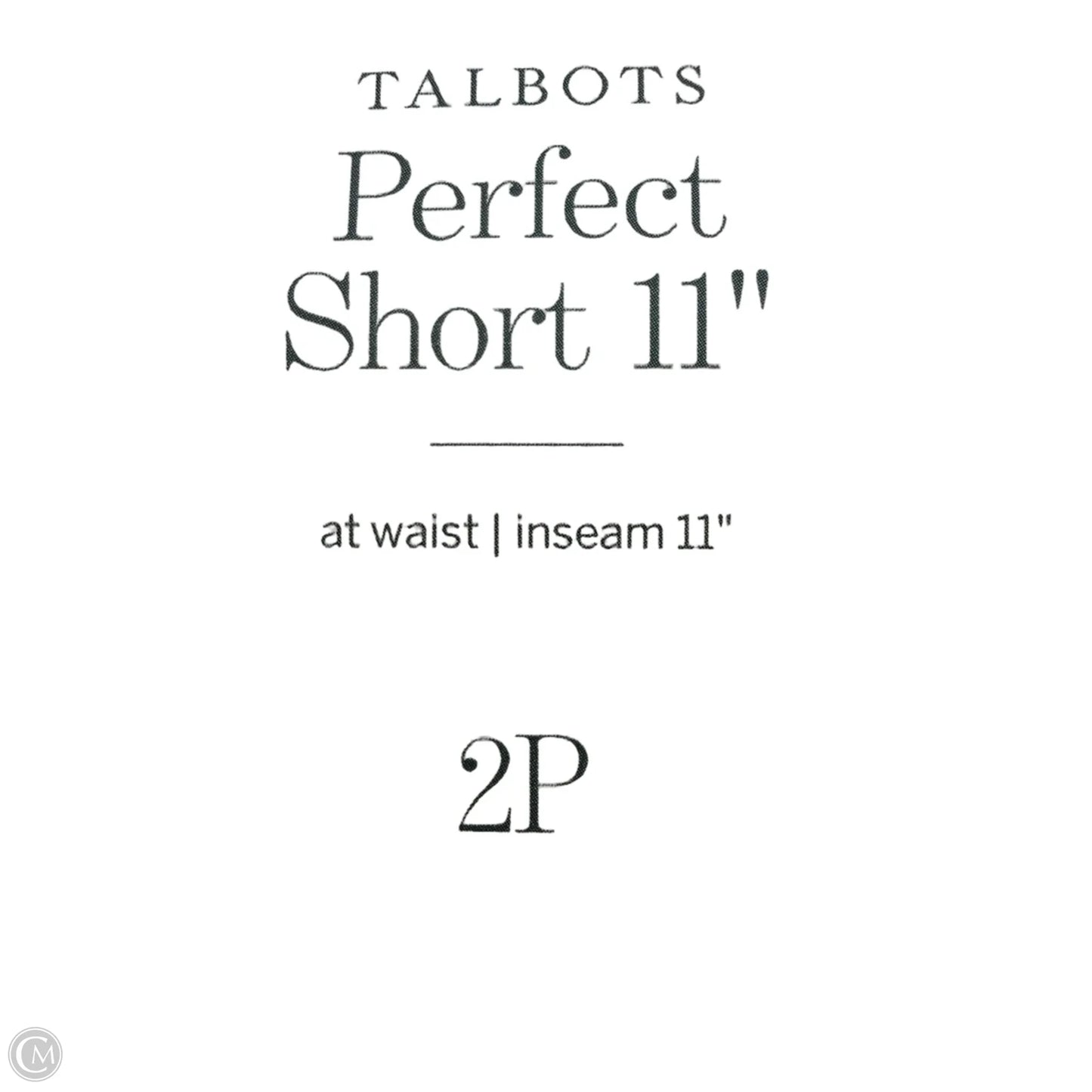 Shorts By Talbots In Red, Size: 2p