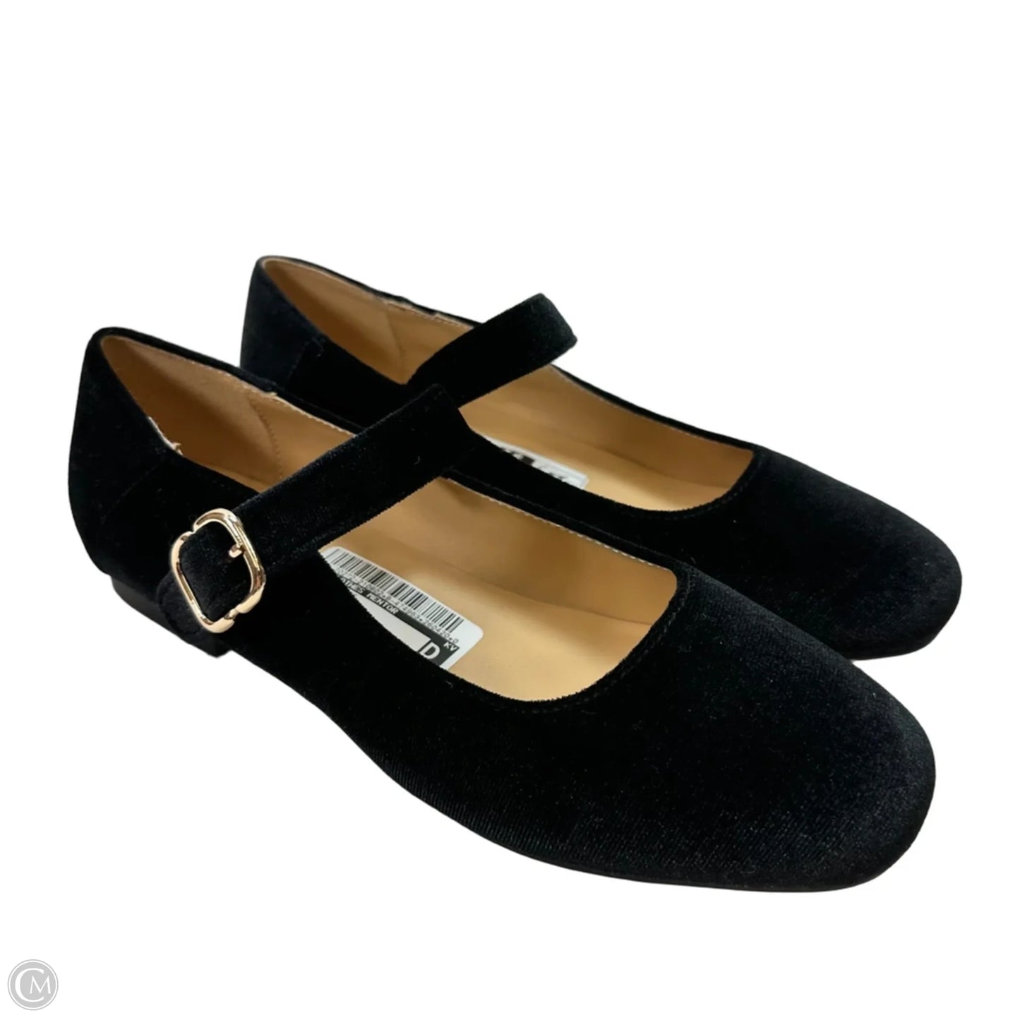 Shoes Flats By Clothes Mentor In Black, Size: 8
