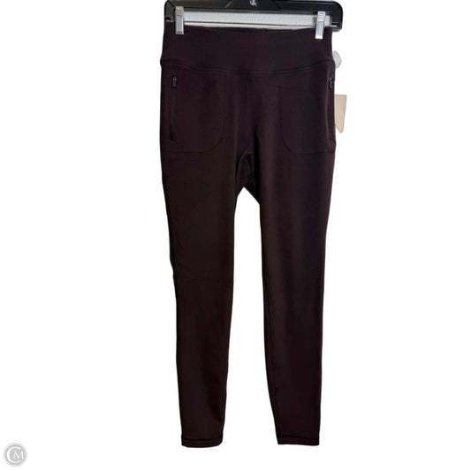 Athletic Leggings By Gerry In Brown, Size: S