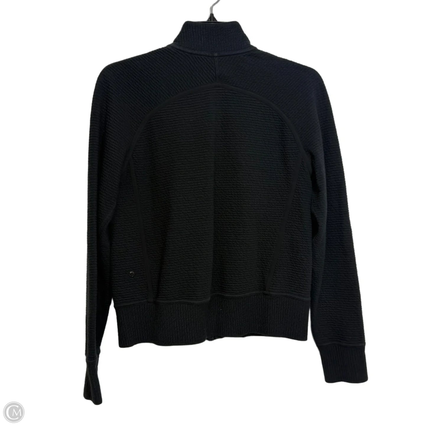 Athletic Jacket By Lululemon In Black, Size: 6