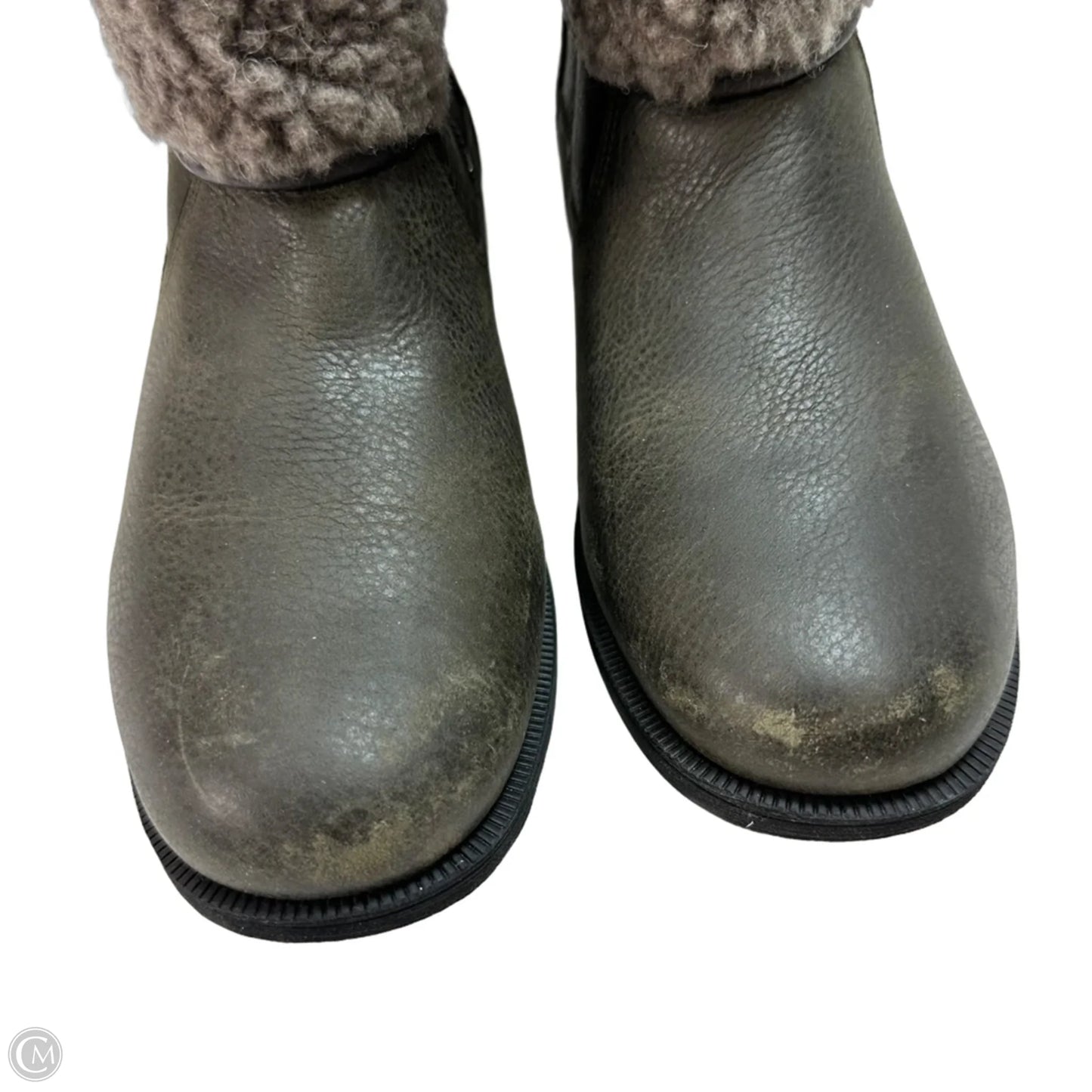 Boots Designer By Ugg In Brown, Size: 9.5