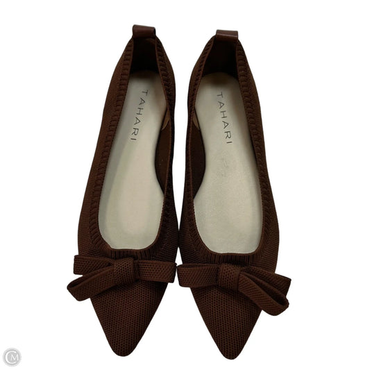 Shoes Flats By Tahari In Brown, Size: 9