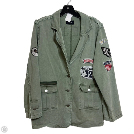 Jacket Denim By Vici In Green, Size: Xs