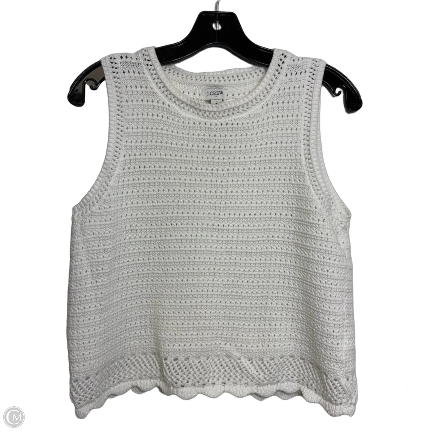 Top Sleeveless By J. Crew In White, Size: S