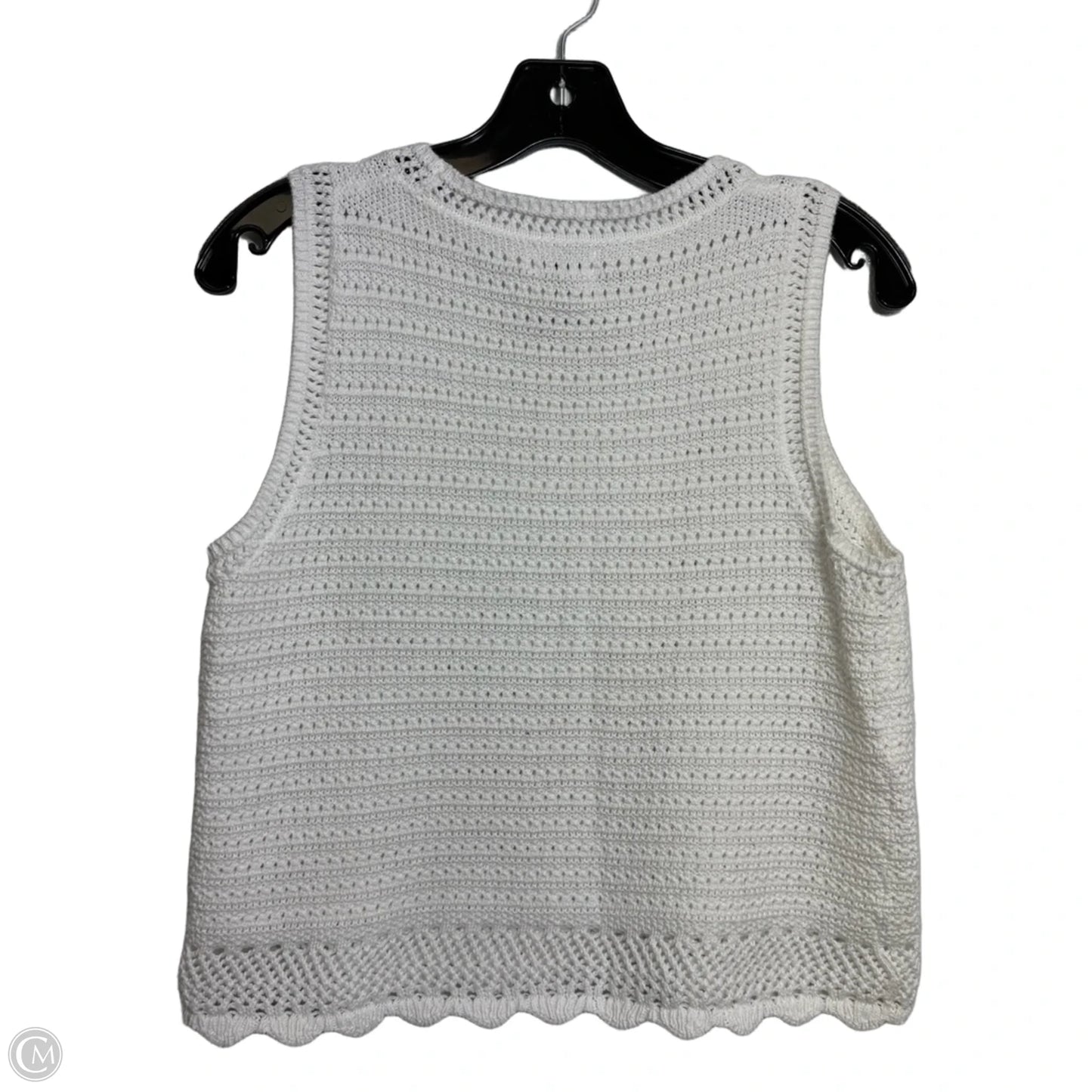 Top Sleeveless By J. Crew In White, Size: S