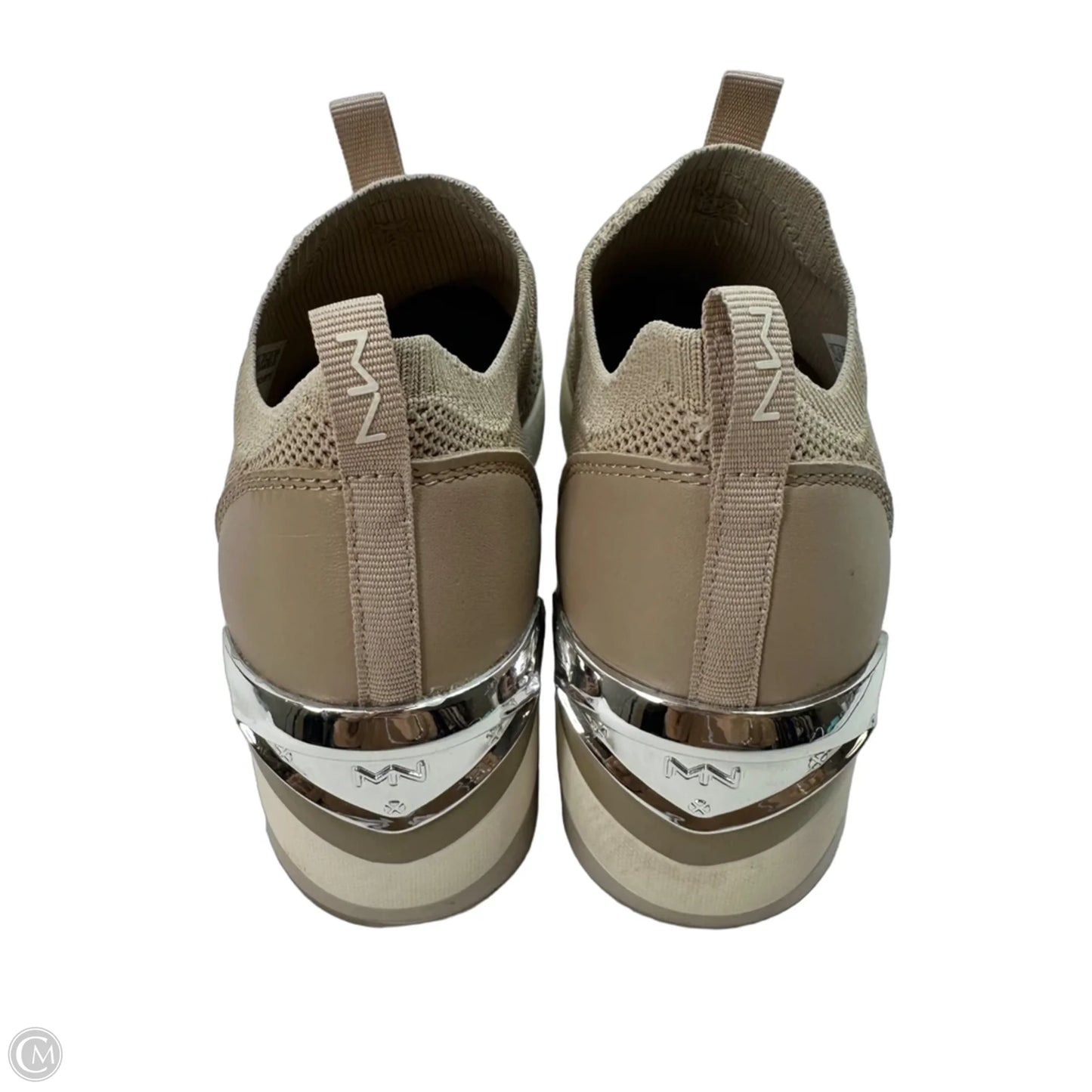 Shoes Heels Wedge By Skechers In Tan, Size: 7.5