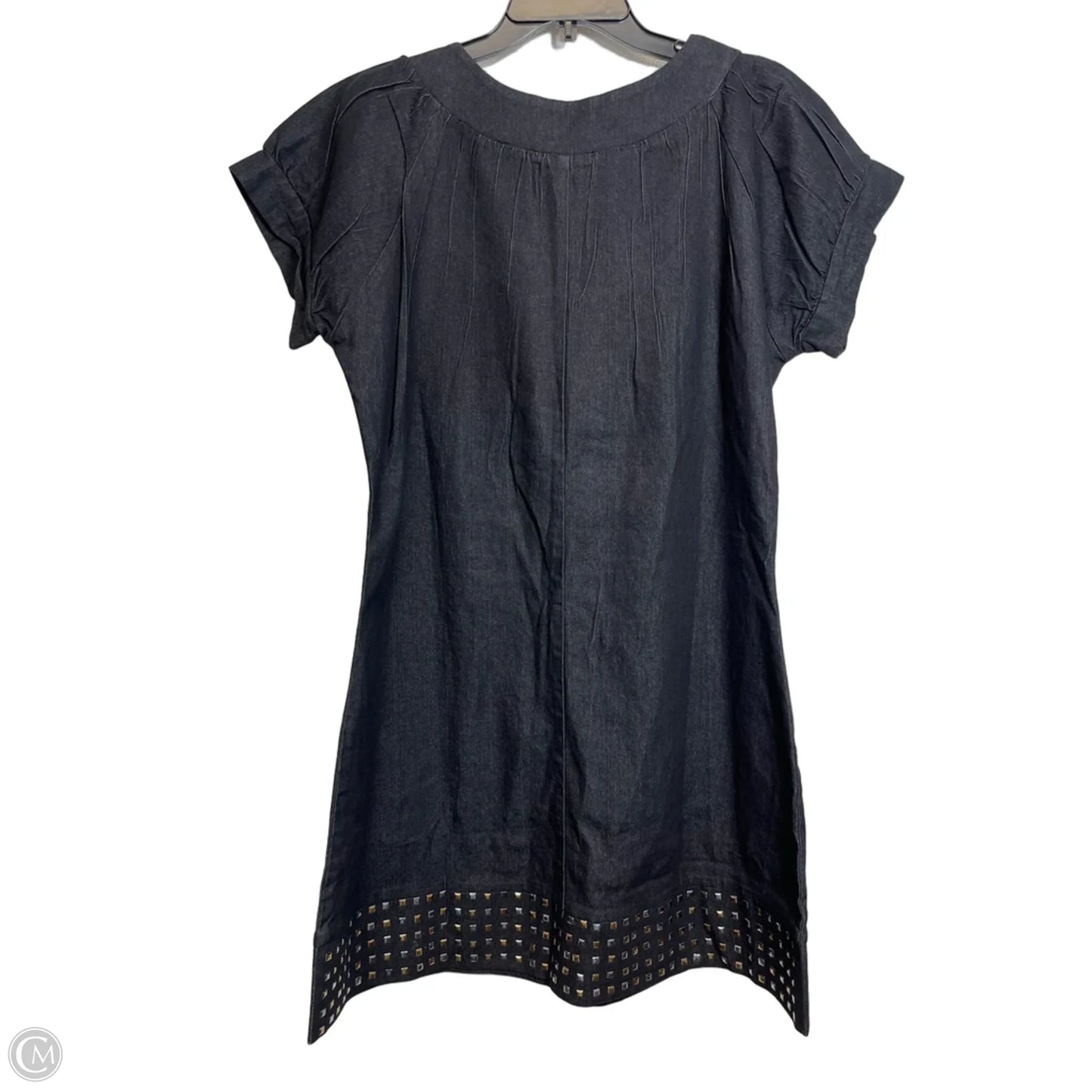 Dress Casual Short By Cmf In Blue Denim, Size: 1x
