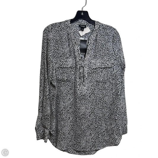 Top Long Sleeve By Ana In Animal Print, Size: M