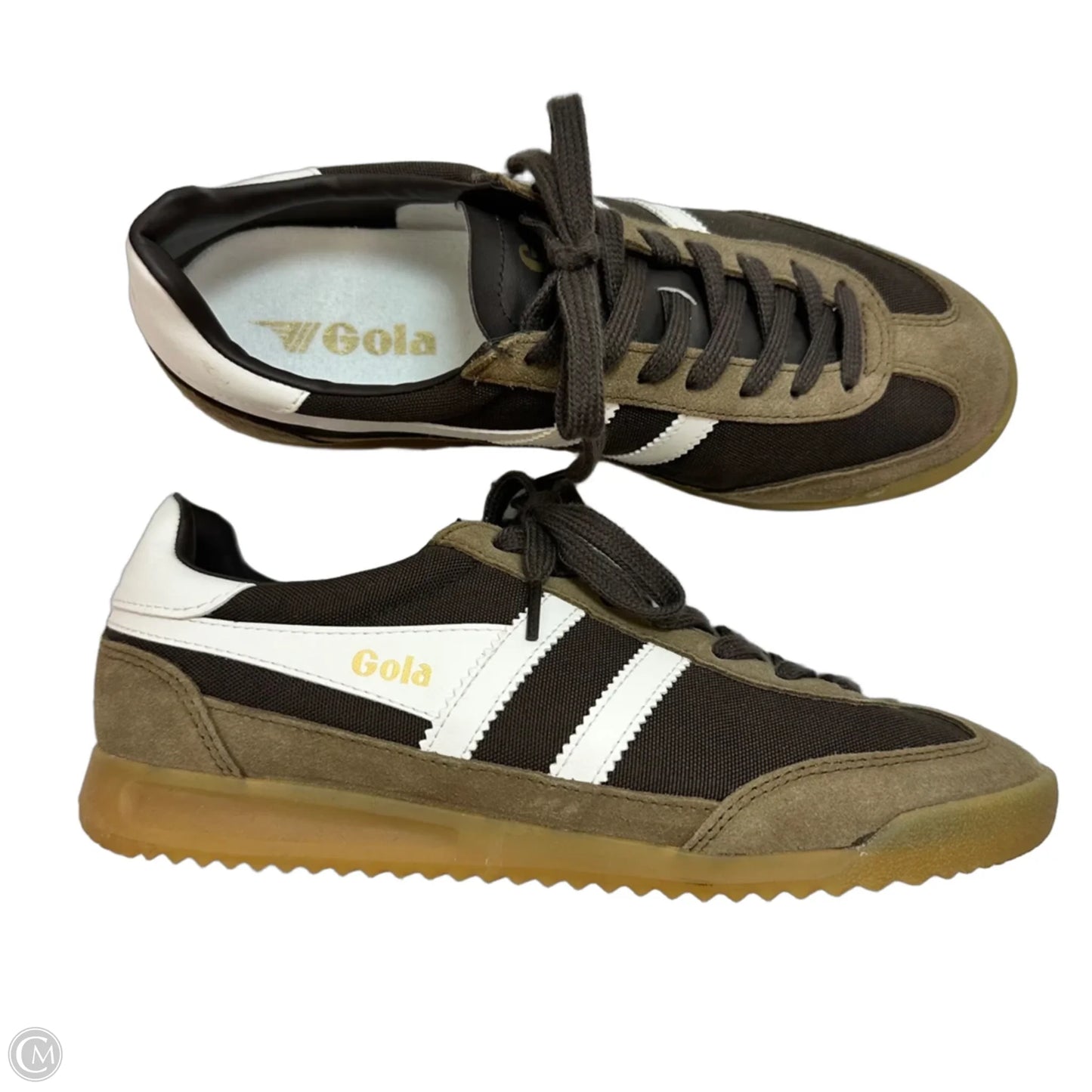Shoes Sneakers By Gola In Brown, Size: 9