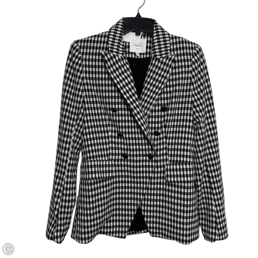 Blazer By Maison Damelie In Checkered Pattern, Size: Xs