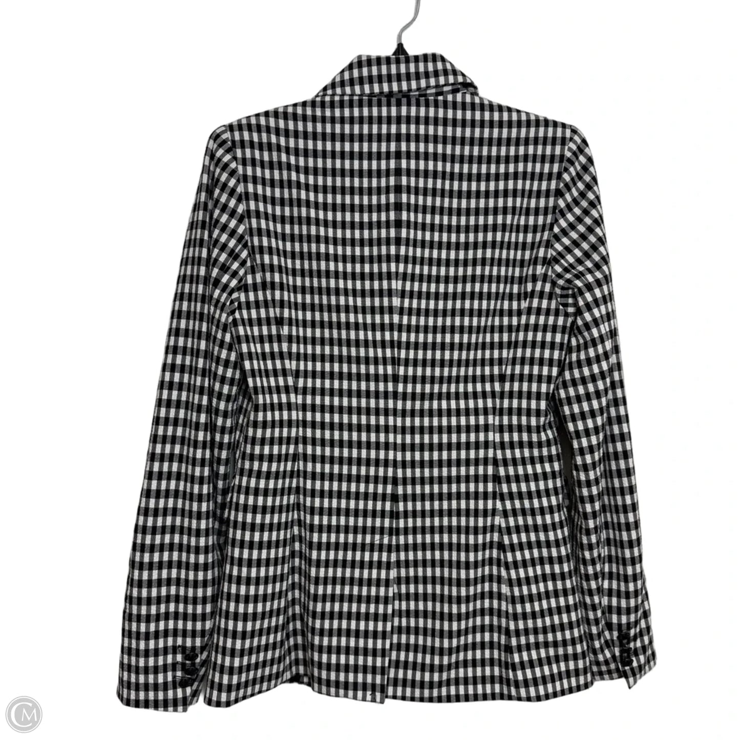 Blazer By Maison Damelie In Checkered Pattern, Size: Xs