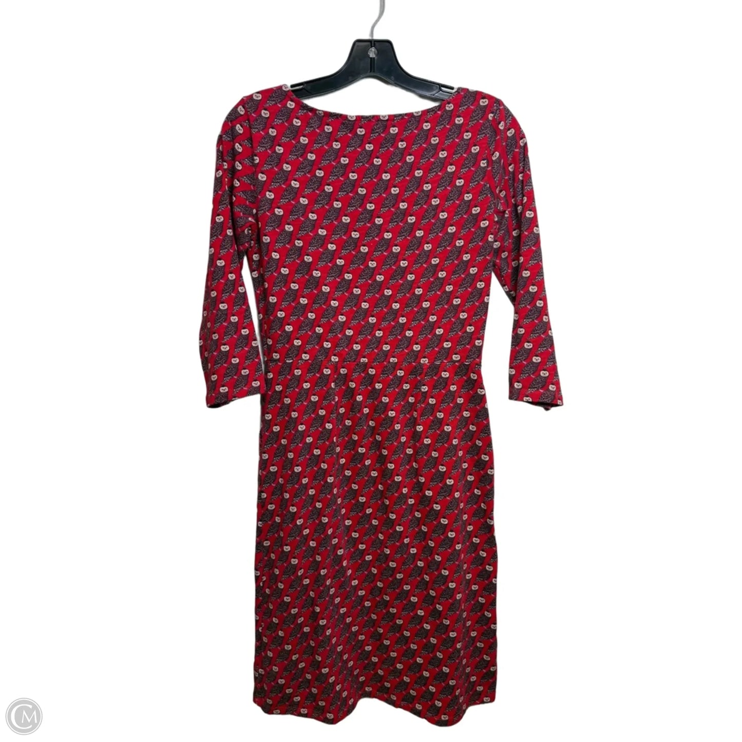 Dress Casual Midi By Boden In Red, Size: 2