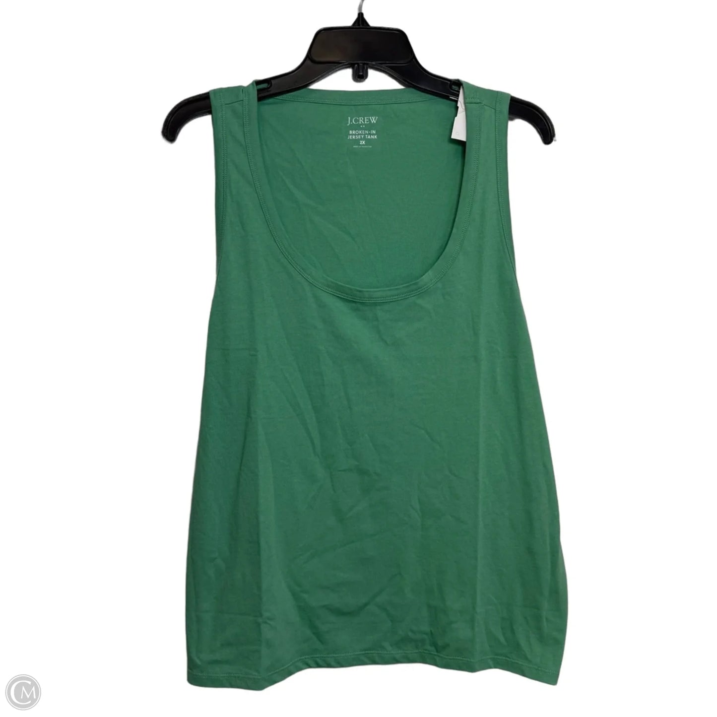 Tank Top By J. Crew In Green, Size: 2x